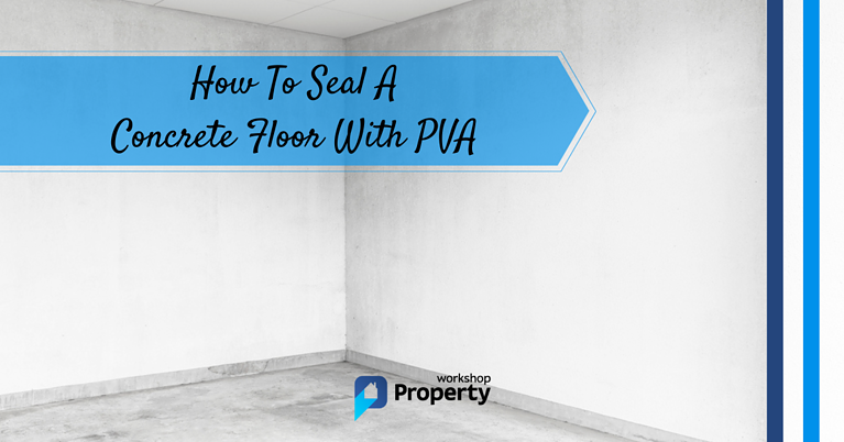 how to seal a concrete floor with pva