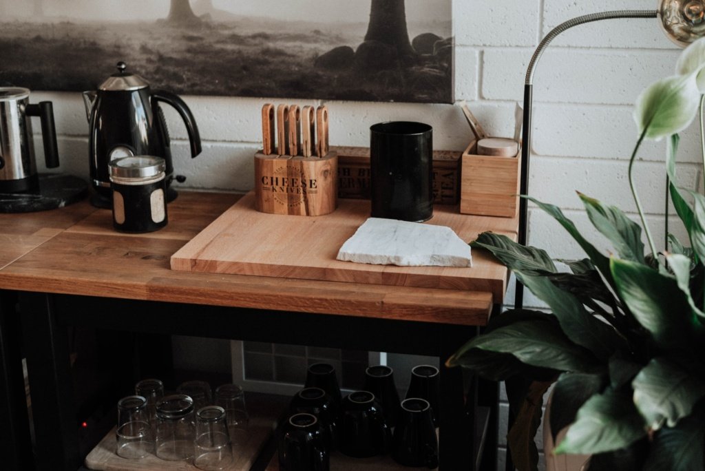 wooden kitchen worktop
