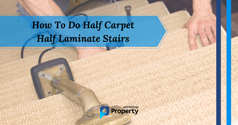 how to do half carpet half laminate stairs