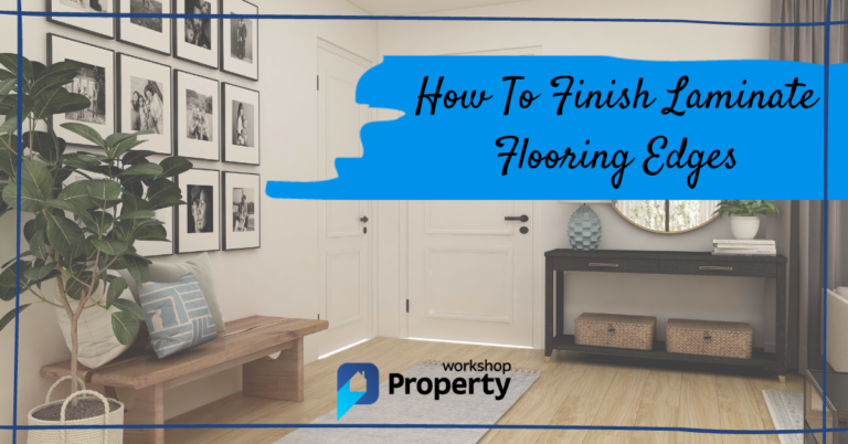 how to finish laminate flooring edges