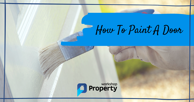 how to paint a door