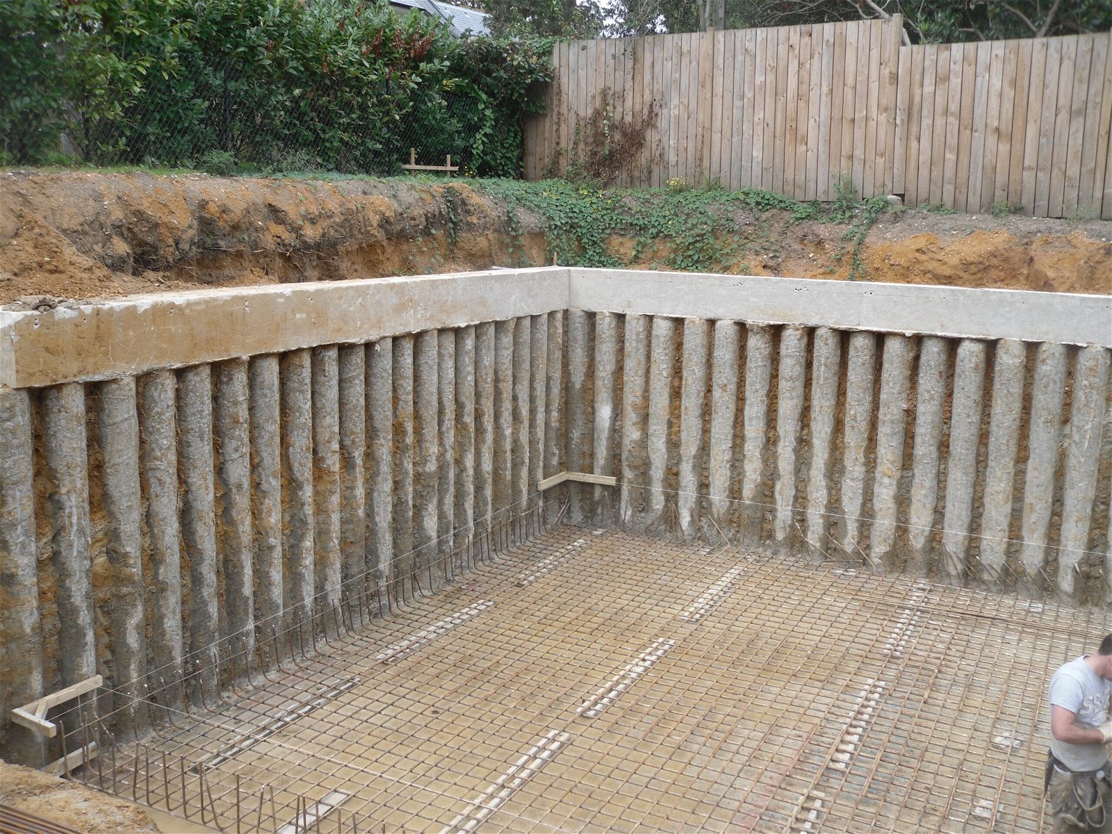 contiguous piling foundations